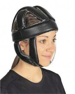 Aimed Leather Economy Helmet - Leather Helmet, Economy, Size L - 30530/NA/LG