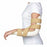 AliMed Posterior 90° Flexion Elbow Orthosis - Posterior Elbow Orthosis, 90" Flection, Size M, 9-1/2" - 11" - 510367/NA/NA/MD