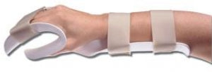 AliMed Deluxe Functional Position Splints - Deluxe Functional Position Splint with AliFleece Liner, Left Hand, Size M - 510491