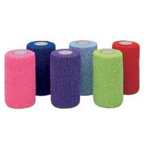 Alimed CoFlex NL Cohesive Bandages - CoFlex NL Cohesive Flexible Bandage, Assorted, 3" x 5 yd. - 51-137