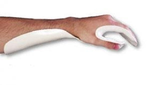 AliMed Functional Position Splint Blanks - Functional Position Hand Rest Splint Blank, Size M - 51-221