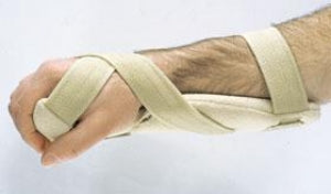 AliMed Long Grip Splint II - Long Grip Hand Splint with Terry Cover - 51289