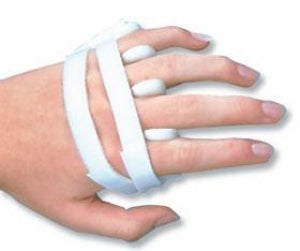 AliMed LMB Soft-Core Wire-Foam Ulnar Deviation Splint - LMB Soft-Core Wire-Foam Ulnar Deviation Splint, Right, Size S - 5362