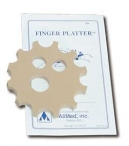 AliMed Finger Platter - Finger Platter, 3 Thumb Position - 5465