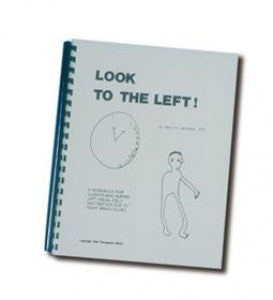 Alimed Look to the Left! Vision Loss Compensation Workbook - Look to the Left Vision Loss Book - 5820