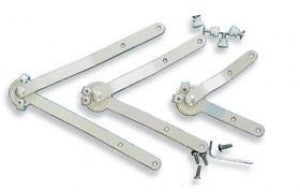 AliMed Aluminum Elbow Hinges - Phoenix Elbow Hinge, Size M - 5849