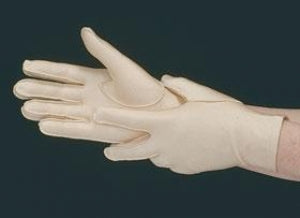 AliMed Gentle Compression Gloves - Gentle Full Finger Wrist-Length Compression Glove, Left, Size L - 60611