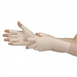 AliMed Gentle Compression Gloves - Gentle 3/4 Finger Wrist-Length Compression Glove, Left, Size L - 60612