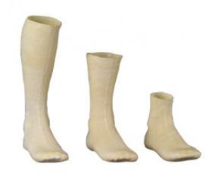 AliMed STS Fitted Polyester Casting Socks - STS Fitted Polyester Casting Sock, Ankle, Size L - 65418/NA/LG