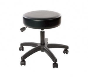 AliMed Stool with Safe-Brake Casters - Stool with Safe-Break Casters, 5-Star Base - 712681