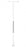 AliMed White Security Pole - Security Pole, White - 713073