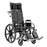 Drive Devilbiss Healthcare, Inc. Deluxe Sentra Full Reclining Bariatric Wheelchairs - Deluxe Sentra Full Reclining Bariatric Wheelchair with Full-Length Arms, 22" W - STD22RBDDA