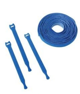 AliMed AliTies Cable and Wire Ties - AliTies Roll Ties, 45 Ties / Roll, Tie 8" x 3/4", Blue - 73046/NA/NA/BLUE