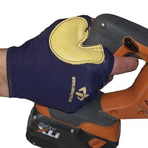 Impacto Anti-Impact Gloves - GLOVE FINGERLESS LTHR, SM - 502-20