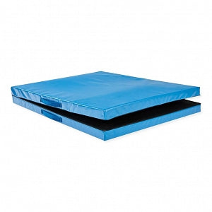 AliMed Folding Multifunction Mat - Folding Mat, Nonskid, Blue, 30" x 72" x 2" - 78088