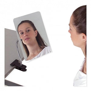 AliMed Clamp-On Adjustable Mirror - Clamp-On Speech Therapy Mirror - 80245