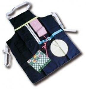 AliMed Discovery Aprons - Discovery Therapy Apron with Therapy Items, Navy - 80386