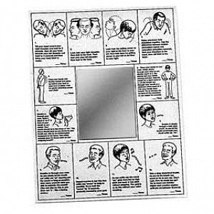 AliMed Voice Images Mirror Chart - Voice Image Chart - 81856