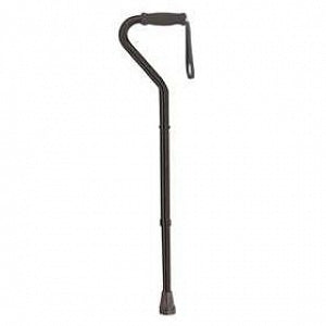 Drive / DeVilbiss Healthcare Bariatric Offset Handle Canes - Bariatric Cane, Heavy-Duty, Tall, Black - 82329