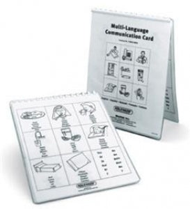 AliMed Multilanguage Communication Cards - Multilanguage Communication Card - 82333