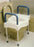 AliMed Elevated Toilet Seat with Safety Bars - Elevated Toilet Seat with Safety Bar - 8749