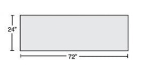 AliMed Standard X-Ray Table Pad - Basic X-Ray Table Pad - 910421NBW