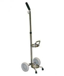 AliMed Econo MRI D-/E-Cylinder Hand Carts - Econo MRI D / E O2 Cylinder Hand Cart - 922016