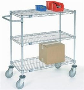 AliMed Nexel Adjustable Wire Shelf Carts - Nexel Cart with Adjustable Shelf, 800 lb. Capacity - 926044