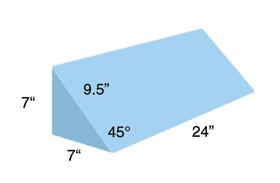 45 Degrees Triangle Positioner by Alimed