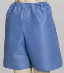 AliMed Blue Disposable Exam Shorts - Exam Shorts, Orthopedic, Blue, Size 2XL to 4XL - 933979