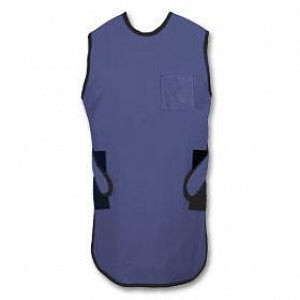 AliMed Grab 'n Go Quick Drop Basic Aprons - Grab 'n Go Quick Drop Basic Apron, Standard Lead, Royal Blue, L - 937144