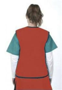 AliMed Grab 'n Go Vest and Kilt Radiation Aprons - Standard-Lead Vest and Kilt, Red, Men's Size M - 937239