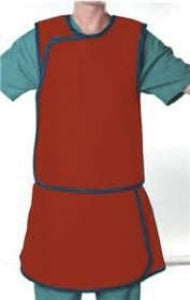 AliMed Grab 'n Go Vest and Kilt Radiation Aprons - Standard-Lead Vest and Kilt, Red, Men's Size M - 937239