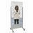 AliMed Biodex Clear-Lead Mobile X-Ray Barriers - Clear-Lead Mobile X-Ray Barrier, Regular, 24" x 30" - 937627