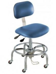 AliMed BioFit Standard Chair - Biofit Chair, Vinyl, Blue, 22.5"-27.5" - 7953