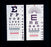 AliMed Snellen Eye Test Charts - Tumbling E Eye Chart, 22" x 11" - 98EYE3-1