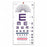 AliMed Snellen Eye Test Charts - Tumbling E Eye Chart, 22" x 11" - 98EYE3-1