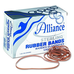 Alliance Sterling Rubber Bands - 7" x 0.13" Size 117B Rubber Bands - 25405