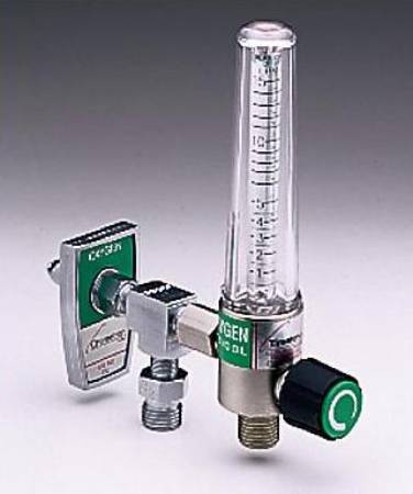 Allied Healthcare Timeter SureGrip Oxygen Flowmeters - FLOWMETER, 02 W/POWER, 15 LPM - 15002-03P