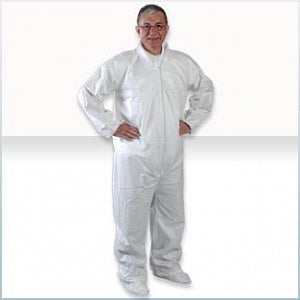 Alpha Pro Tech ComforTech Assurance Critical Cover - ComforTech Coveralls, White, 60" Round - MCJ1-60N60-4ER