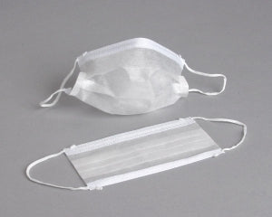 Alpha Pro Critical Cover MVT Facemasks - Critical Cover MVT Facemask, Earloop, White - 9040