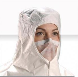 Alpha Pro Tech Critical Cover Comfort Veils - Face Veil with Comfort Band, White, 12 x 15 - 9400