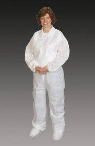 Alpha Pro Tech Critical Cover NuTech Coveralls - Elastic Waist and Ankle Coverall, White, Size S / M - CV-64022-2