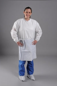 Alpha Pro Tech Critical Cover GenPro Gowns - GOWN, FULL CVR, ELAS WRST, TIES, WHT - GN-22524-3