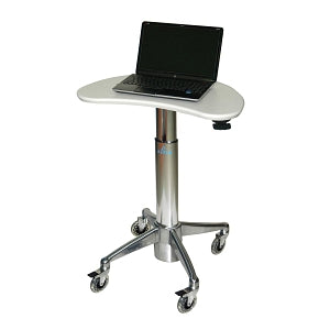 Altus Nonpowered Laptop Carts - Nonpowered Kidney Laptop / LCD Cart, 18" Height Adjustment, 18" D x 28" W - MPC-43P-XX-0141