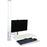 Altus Reach Wall-Mounted Technology Workstations - WORKSTATION, REACH, SWIVEL, LCD, 48", W / TRACK - RCLS-48-WKS