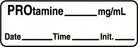 Centurion Centurion Anesthesia Syringe Labels - Protamine White mg / mL Tape - ALX51