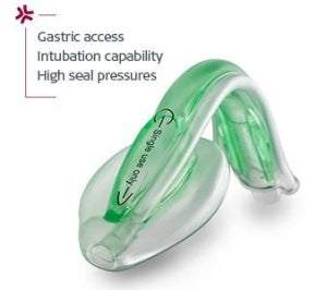 AMBU AuraGain Disposable Laryngeal Masks - Auragain Disposable Laryngeal Mask with Access Channel, Tubing, Size 3 - 408300000