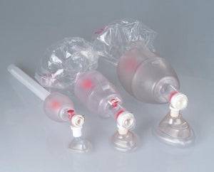 Ambu SPUR Adult Resuscitator Bags - SPUR II Adult Resuscitator Bag, Tube, Reservoir, Medium Mask, Port - 520611000