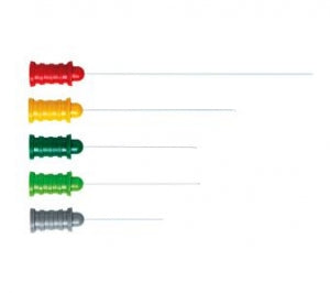 Ambu Neuroline Monopolar Needles - Neuroline Monopolar Needle with Lead Wire, Red, 25G x 75 mm - 74375-50/40